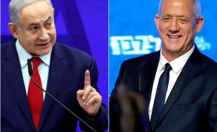 netanyahu dan gantz