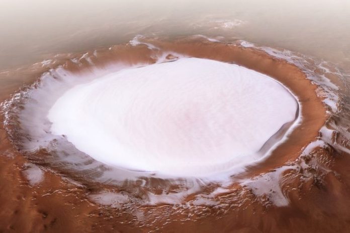sumber air di mars