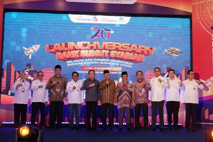 Peluncuran program Cash Waqf Linked Deposit Bank Sumut Syariah untuk pendidikan santri tahfidz