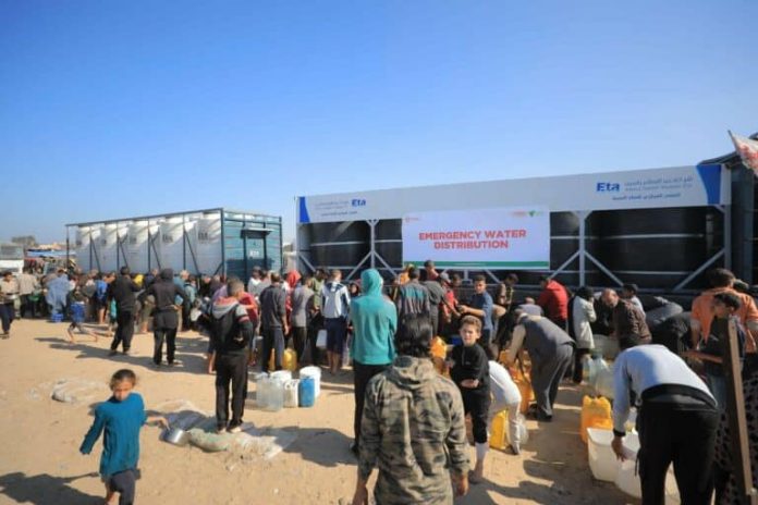 air untuk gaza