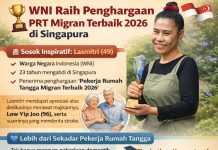 Pekerja Migran Indonesia Raih Penghargaan di Singapura