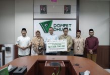 Dompet Dhuafa Terima Surplus Wakaf dan Dividen Rp1,6 Miliar dari DDSE