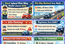 Jadwal One Way 2026 Dimulai Hari Ini