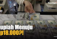 Rupiah Bisa Tembus Rp18.000 per Dolar AS