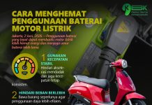 Cara Menghemat Penggunaan Baterai Motor Listrik
