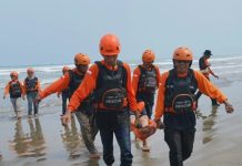 Warga Pesisir Lebak Ikuti Pelatihan Mitigasi Bencana dan Water Rescue