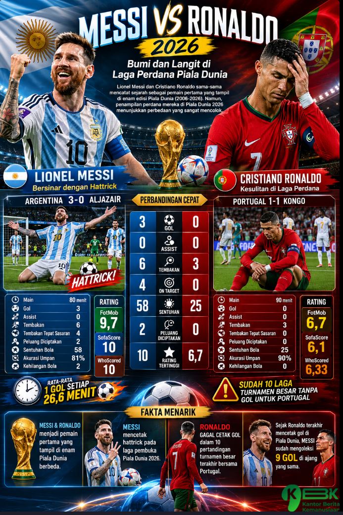 Ronaldo vs Messi
