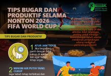 Tips Bugar dan Produktif selama Nonton 2026 FIFA World Cup