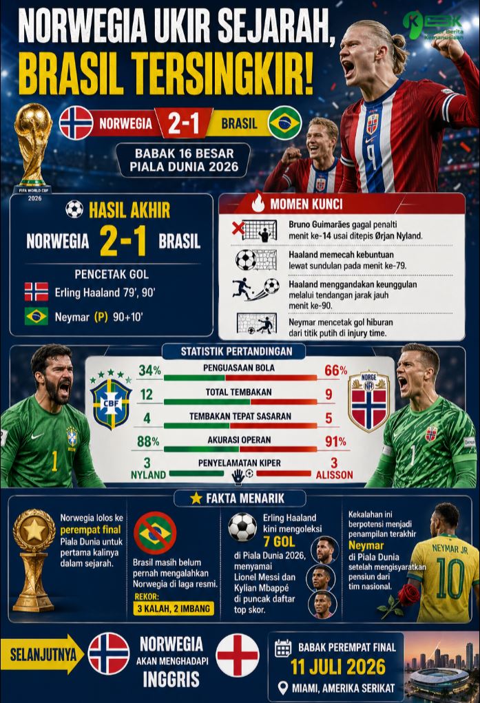 Norwegia Pecahkan Rekor