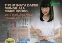 Tips Menata Dapur Mungil ala Marie Kondo