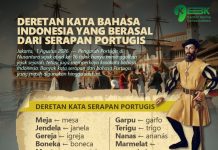 Deretan Kata Bahasa Indonesia yang Berasal dari Serapan Portugis