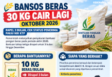 Bansos Beras Cair Oktober