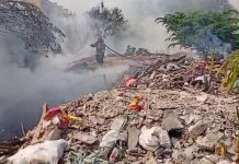 Kebakaran Lahan di Pisangan Ciputata