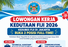Loowngan Kerja di Kedubes Fiji