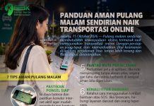 Panduan Aman Pulang Malam Sendirian Naik Transportasi Online